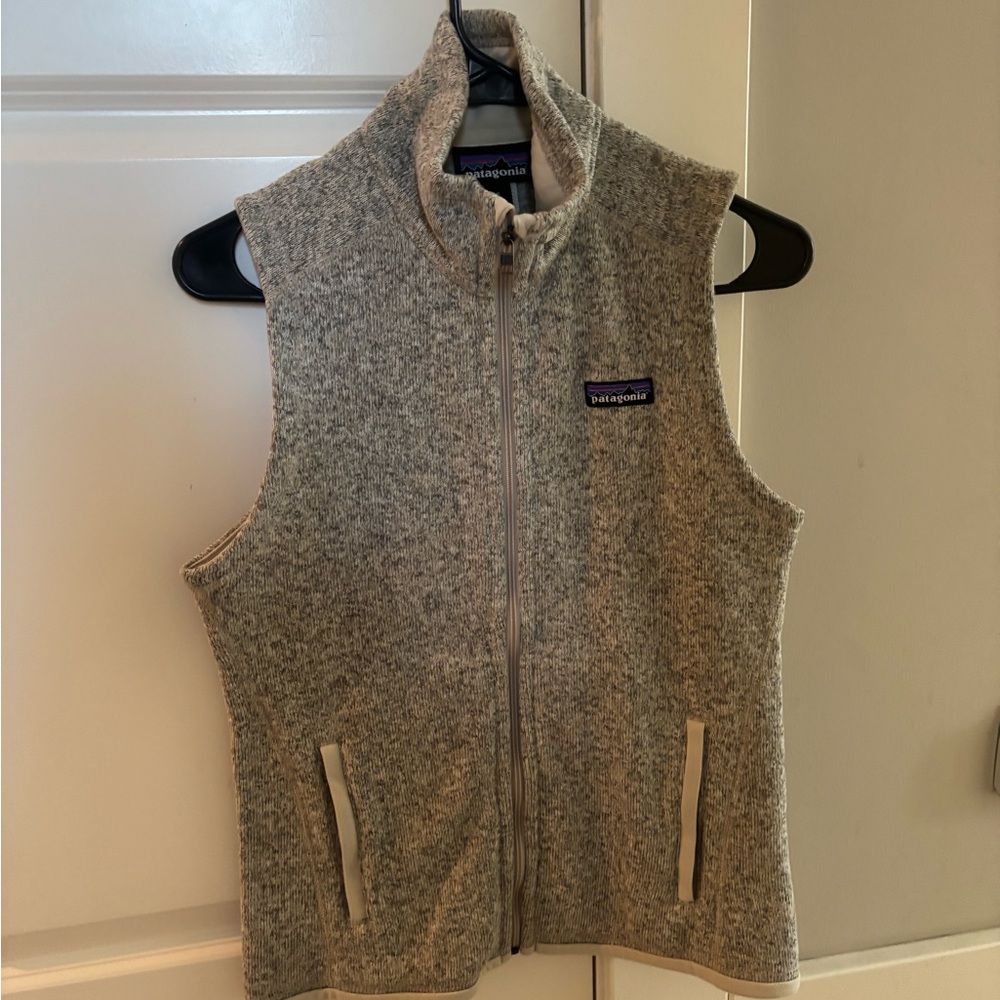 Patagonia Heathered Gray Zip Vest